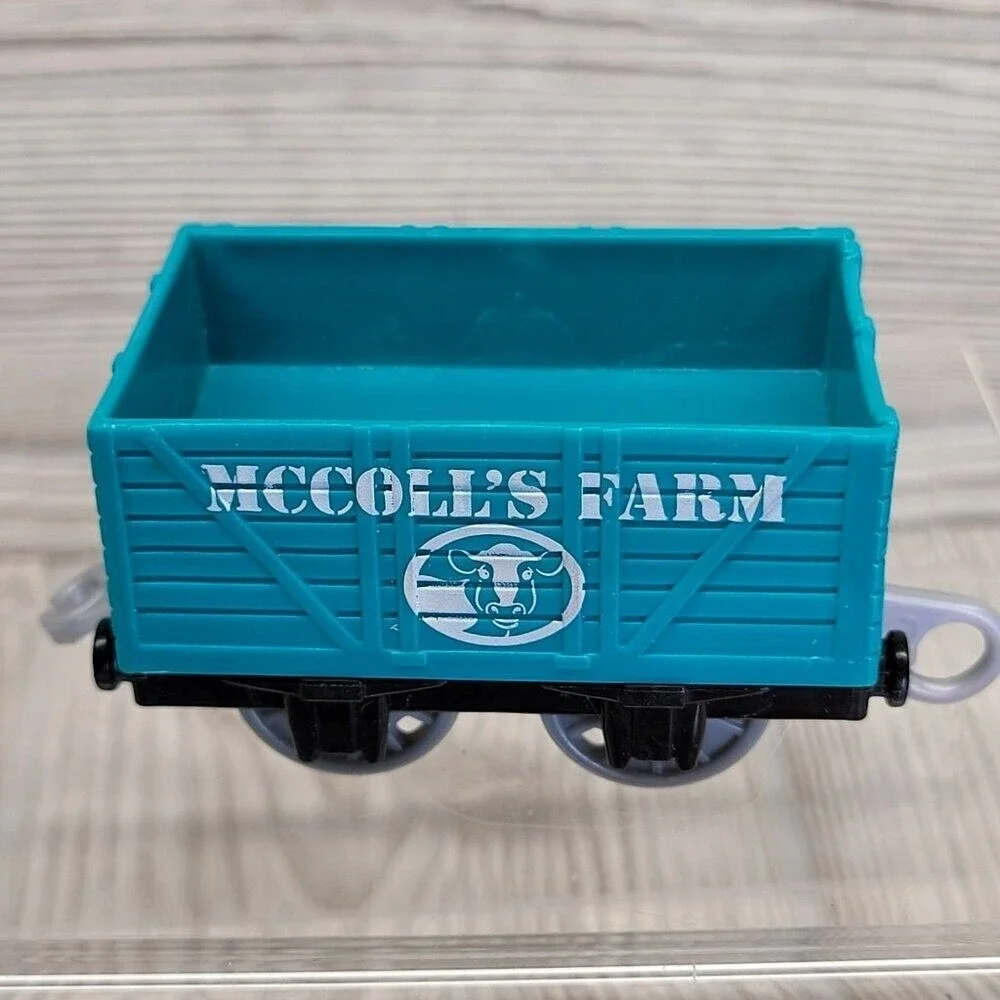 7 pc Fisher-Price Thomas TrackMaster Train Car McColl Farm Crane Cargo Crab‎